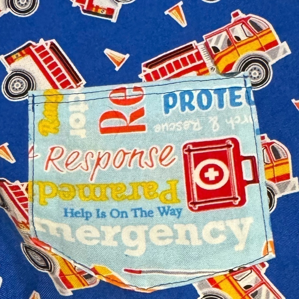 EUC Toddler Firefighter Overalls Rescue First Responder - Picture 3 of 5